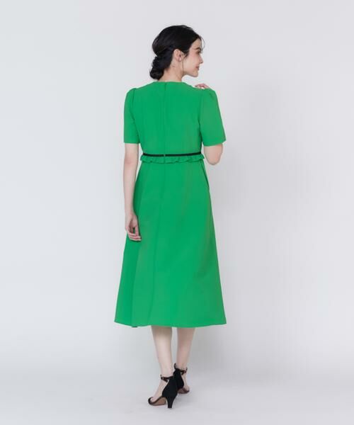 Maglie le cassetto / マーリエ ル カセット ミニ丈・ひざ丈ワンピース | 《大きいサイズ》ウエストフリルワンピース | 詳細10