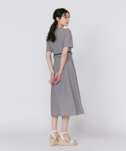 Maglie le cassetto / マーリエ ル カセット ミニ丈・ひざ丈ワンピース | 《大きいサイズ》ウエストフリルワンピース | 詳細4