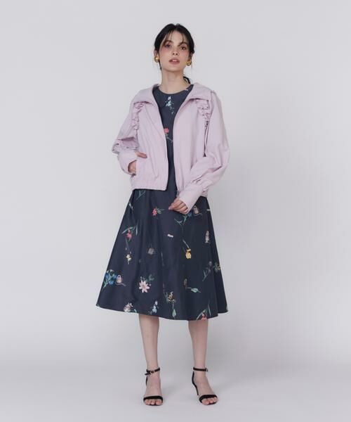 Maglie le cassetto / マーリエ ル カセット ミニ丈・ひざ丈ワンピース | 《大きいサイズ》ボタニカルワンピース | 詳細5