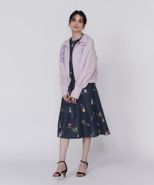 Maglie le cassetto / マーリエ ル カセット ミニ丈・ひざ丈ワンピース | 《大きいサイズ》ボタニカルワンピース | 詳細6