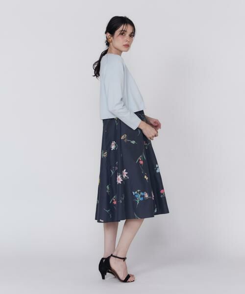 Maglie le cassetto / マーリエ ル カセット ミニ丈・ひざ丈ワンピース | 《大きいサイズ》ボタニカルワンピース | 詳細8