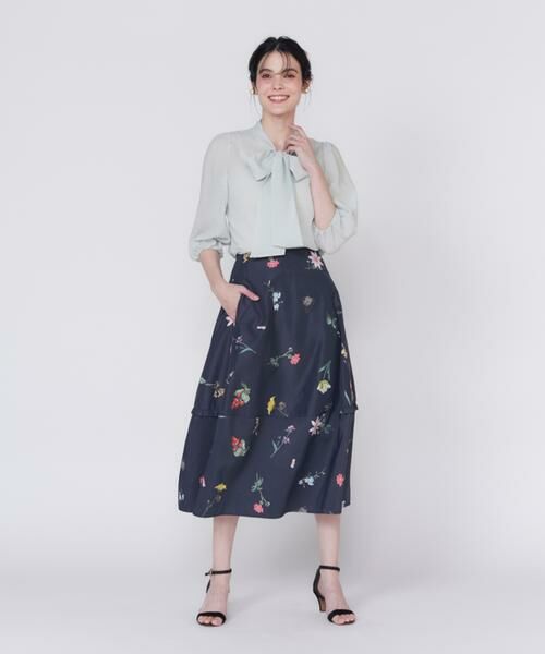 Maglie le cassetto / マーリエ ル カセット ロング・マキシ丈スカート | 《大きいサイズ》ボタニカルバレルスカート | 詳細2