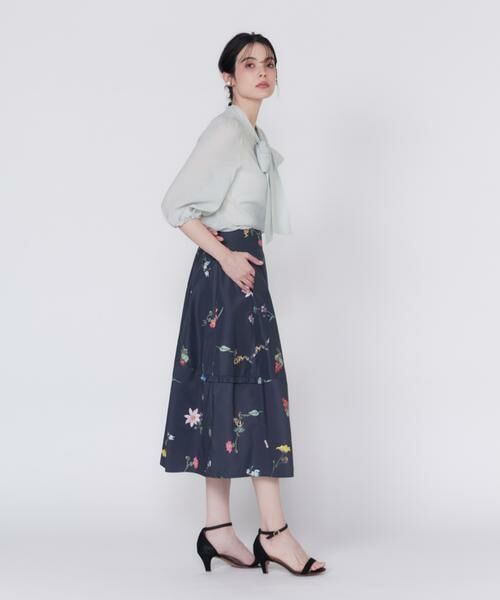 Maglie le cassetto / マーリエ ル カセット ロング・マキシ丈スカート | 《大きいサイズ》ボタニカルバレルスカート | 詳細4