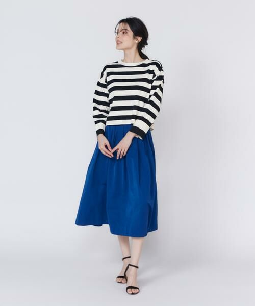 Maglie le cassetto / マーリエ ル カセット ミニ・ひざ丈スカート | 《プラスサイズ》タックボリュームスカート | 詳細3