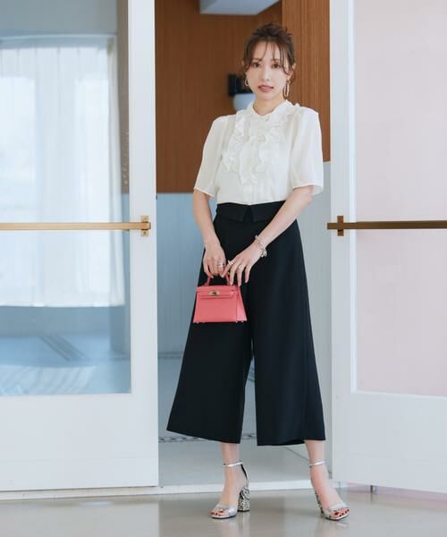 Maglie le cassetto / マーリエ ル カセット その他パンツ | 《M Maglie le cassetto×冨張愛》ハイウエストリバースガウチョパンツ | 詳細2