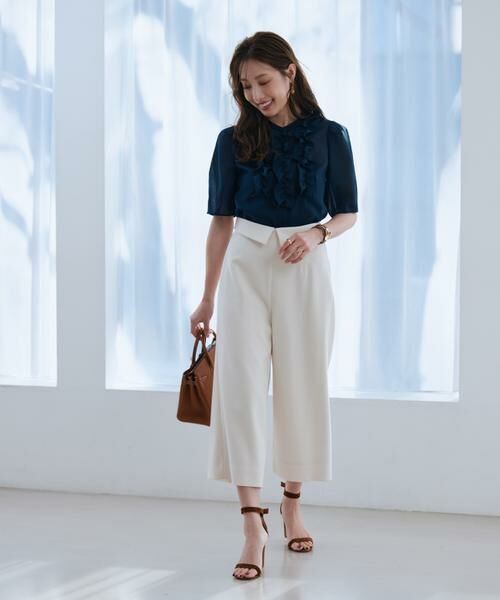 Maglie le cassetto / マーリエ ル カセット その他パンツ | 《M Maglie le cassetto×冨張愛》ハイウエストリバースガウチョパンツ | 詳細9