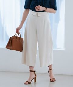 Maglie le cassetto / マーリエ ル カセット その他パンツ | 《大きいサイズ》ハイウエストリバースガウチョパンツ《M Maglie le cassetto×冨張愛》