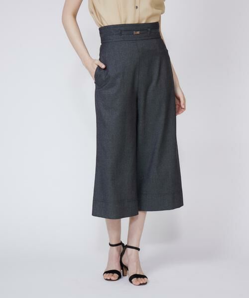 Maglie le cassetto / マーリエ ル カセット デニムパンツ | 《大きいサイズ》ラメデニムハイウエストパンツ | 詳細1