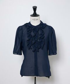 Maglie le cassetto / マーリエ ル カセット シャツ・ブラウス | 《M Maglie le cassetto×冨張愛》“フリリッシュ” シアーブラウス