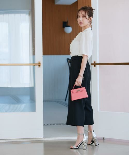 Maglie le cassetto / マーリエ ル カセット シャツ・ブラウス | 《M Maglie le cassetto×冨張愛》“フリリッシュ” シアーブラウス | 詳細7