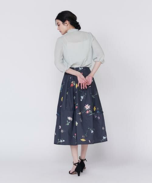 Maglie le cassetto / マーリエ ル カセット シャツ・ブラウス | 《大きいサイズ》シアーボウタイブラウス | 詳細10