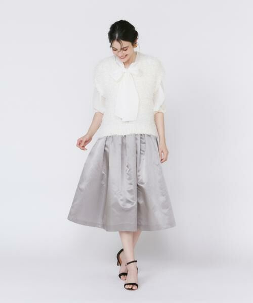 Maglie le cassetto / マーリエ ル カセット シャツ・ブラウス | 《大きいサイズ》シアーボウタイブラウス | 詳細2