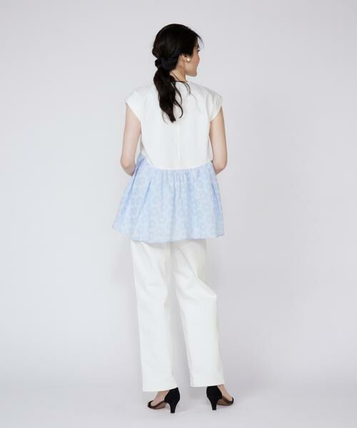 Maglie le cassetto / マーリエ ル カセット Tシャツ | 《大きいサイズ》刺繍レースドッキングカットソー | 詳細9