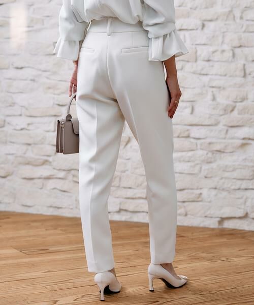 Maglie le cassetto / マーリエ ル カセット スラックス・ドレスパンツ | 《M Maglie le cassetto×吉田理紗》美脚ストレートパンツ | 詳細13
