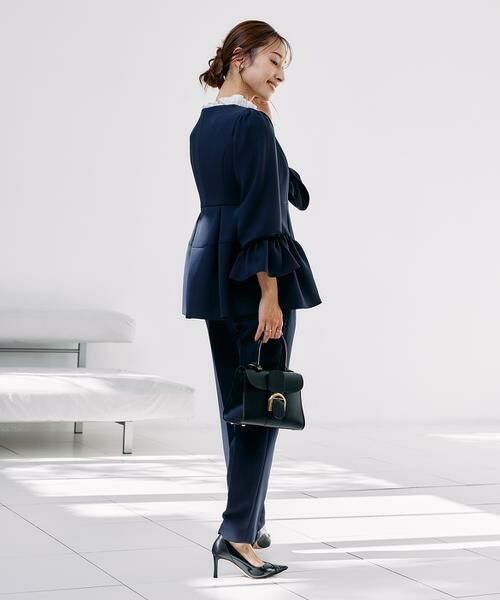 Maglie le cassetto / マーリエ ル カセット スラックス・ドレスパンツ | 《M Maglie le cassetto×吉田理紗》美脚ストレートパンツ | 詳細3