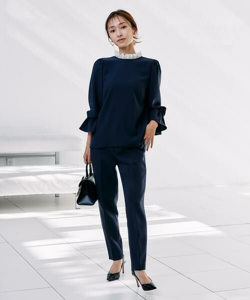 Maglie le cassetto / マーリエ ル カセット スラックス・ドレスパンツ | 《M Maglie le cassetto×吉田理紗》美脚ストレートパンツ | 詳細4