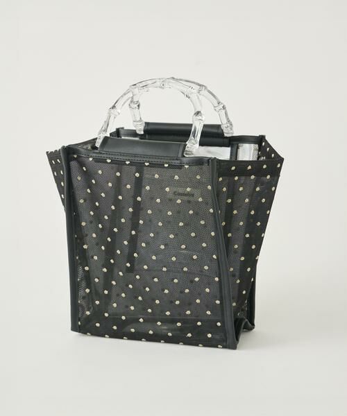 Maglie le cassetto / マーリエ ル カセット ハンドバッグ | ドットチュールハンドバッグ | 詳細1