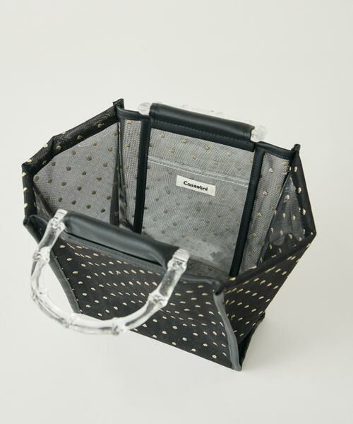 Maglie le cassetto / マーリエ ル カセット ハンドバッグ | ドットチュールハンドバッグ | 詳細6