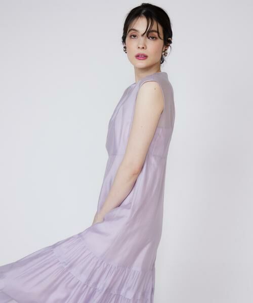 Maglie le cassetto / マーリエ ル カセット ロング・マキシ丈ワンピース | シアーティアードワンピース | 詳細14