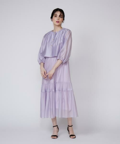 Maglie le cassetto / マーリエ ル カセット ロング・マキシ丈ワンピース | シアーティアードワンピース | 詳細6