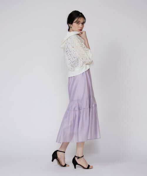 Maglie le cassetto / マーリエ ル カセット ロング・マキシ丈ワンピース | シアーティアードワンピース | 詳細9