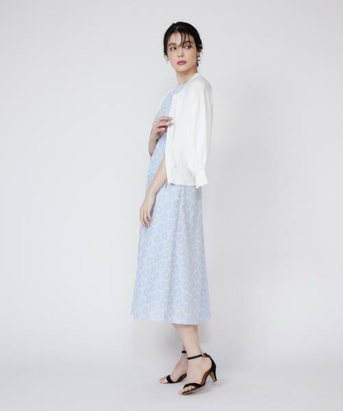 Maglie le cassetto / マーリエ ル カセット ミニ丈・ひざ丈ワンピース | 《大きいサイズ》刺繍レースワンピース | 詳細13