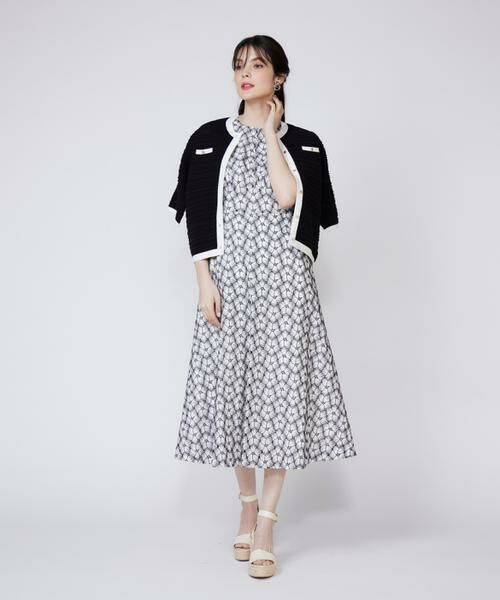 Maglie le cassetto / マーリエ ル カセット ミニ丈・ひざ丈ワンピース | 《大きいサイズ》刺繍レースワンピース | 詳細6