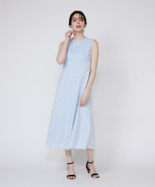 Maglie le cassetto / マーリエ ル カセット ミニ丈・ひざ丈ワンピース | 《大きいサイズ》刺繍レースワンピース | 詳細9