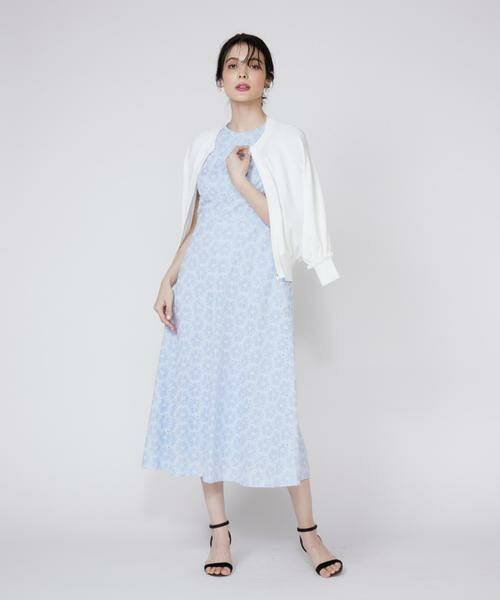 Maglie le cassetto / マーリエ ル カセット ミニ丈・ひざ丈ワンピース | 《プラスサイズ》刺繍レースワンピース | 詳細12