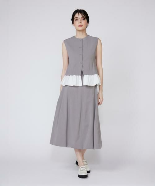 Maglie le cassetto / マーリエ ル カセット ベスト | 異素材ドッキングジレ | 詳細2