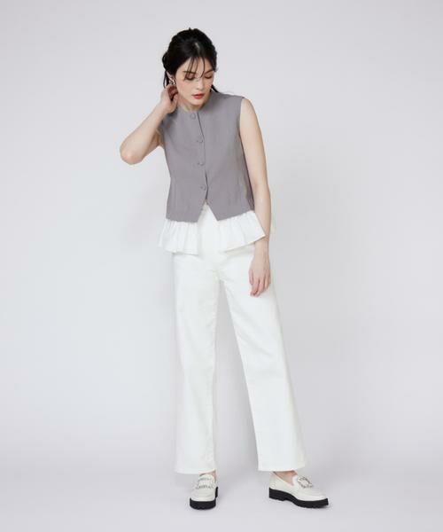 Maglie le cassetto / マーリエ ル カセット ベスト | 異素材ドッキングジレ | 詳細20