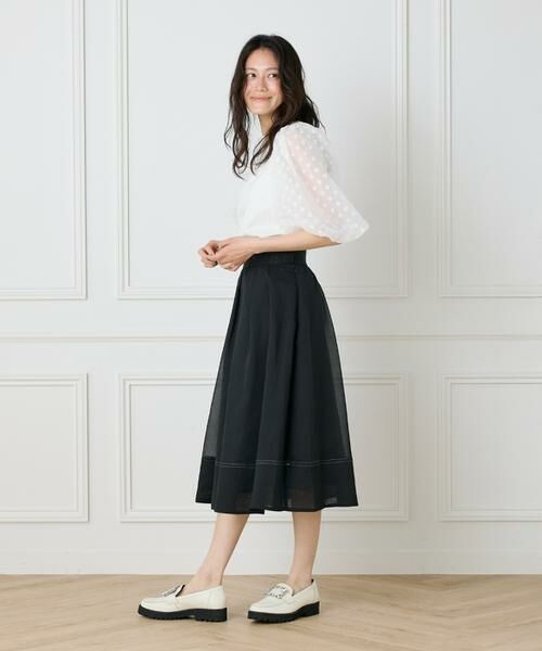 Maglie le cassetto / マーリエ ル カセット ミニ・ひざ丈スカート | シアータックスカート | 詳細10
