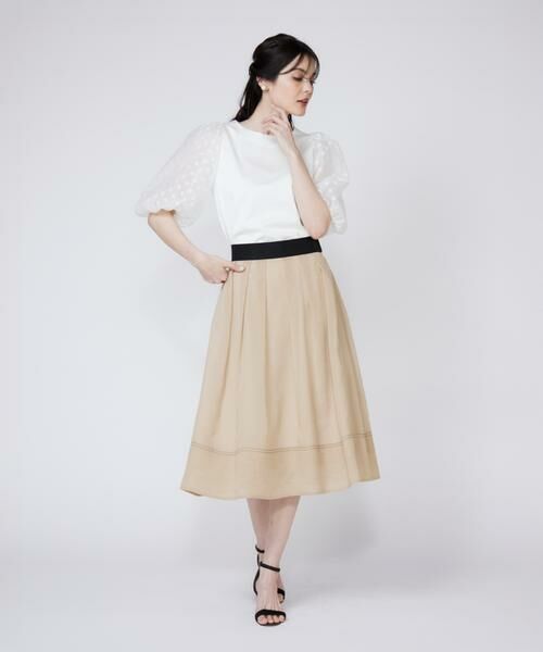 Maglie le cassetto / マーリエ ル カセット ミニ・ひざ丈スカート | シアータックスカート | 詳細8