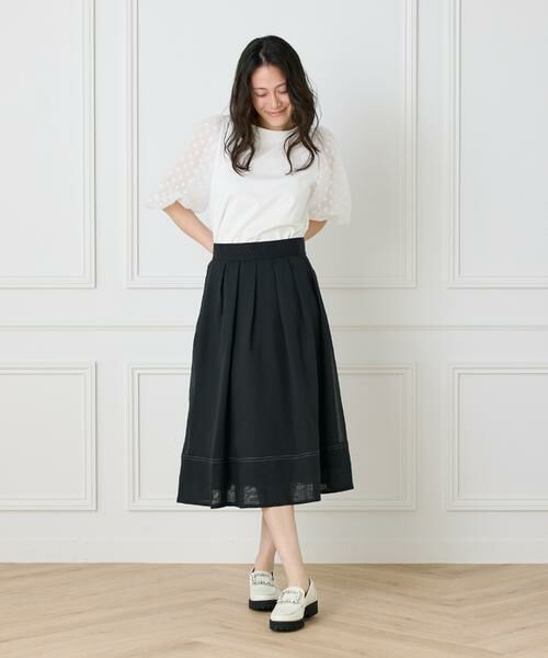 Maglie le cassetto / マーリエ ル カセット ミニ・ひざ丈スカート | シアータックスカート | 詳細25