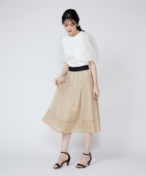 Maglie le cassetto / マーリエ ル カセット ミニ・ひざ丈スカート | シアータックスカート | 詳細23