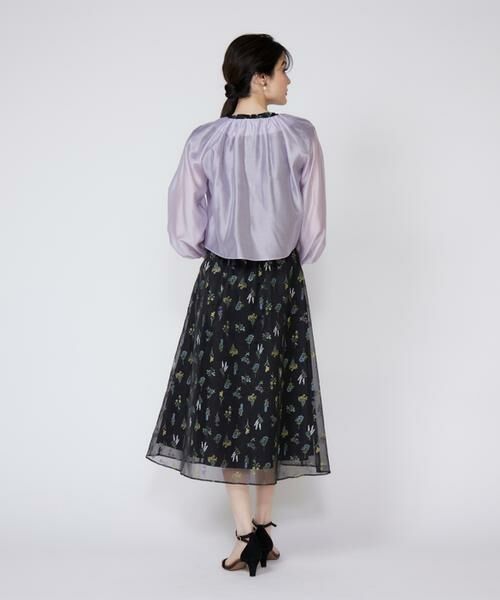 Maglie le cassetto / マーリエ ル カセット ミニ・ひざ丈スカート | 3Dフラワープリントスカート | 詳細12