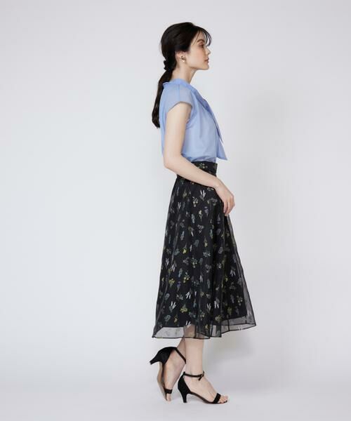 Maglie le cassetto / マーリエ ル カセット ミニ・ひざ丈スカート | 3Dフラワープリントスカート | 詳細4