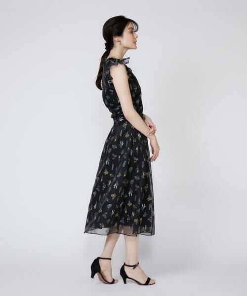 Maglie le cassetto / マーリエ ル カセット ミニ・ひざ丈スカート | 3Dフラワープリントスカート | 詳細8