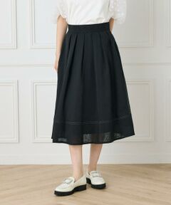 Maglie le cassetto / マーリエ ル カセット ミニ・ひざ丈スカート | 《大きいサイズ》シアータックスカート