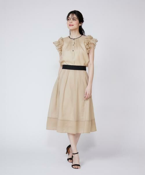 Maglie le cassetto / マーリエ ル カセット ミニ・ひざ丈スカート | 《大きいサイズ》シアータックスカート | 詳細2