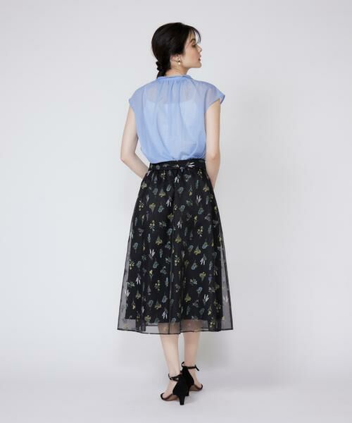 Maglie le cassetto / マーリエ ル カセット ミニ・ひざ丈スカート | 《大きいサイズ》３Dフラワープリントスカート | 詳細5