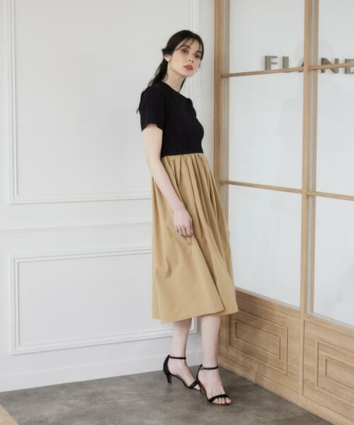 Maglie le cassetto / マーリエ ル カセット ミニ丈・ひざ丈ワンピース | 《WEB限定》リブドッキングワンピース | 詳細8