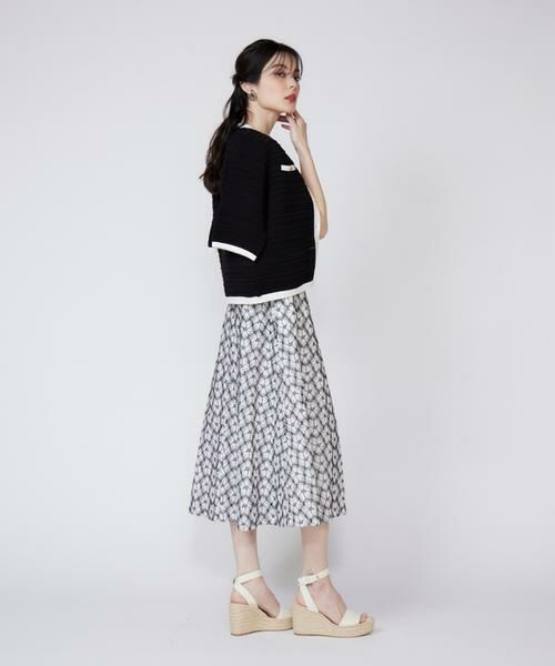 Maglie le cassetto / マーリエ ル カセット カーディガン・ボレロ | ピンタック柄ニットジャケット | 詳細7