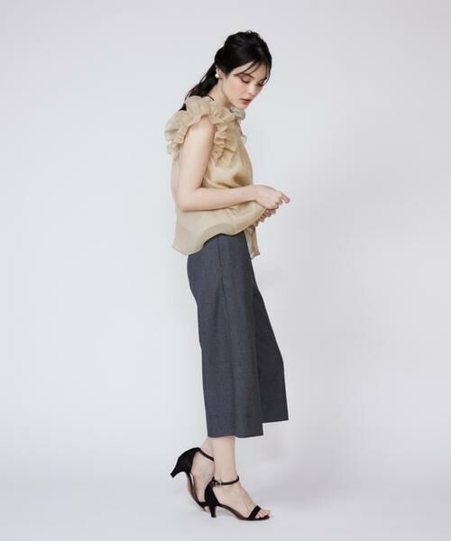 Maglie le cassetto / マーリエ ル カセット シャツ・ブラウス | シアーフリルブラウス | 詳細13