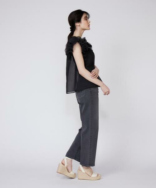 Maglie le cassetto / マーリエ ル カセット シャツ・ブラウス | シアーフリルブラウス | 詳細4