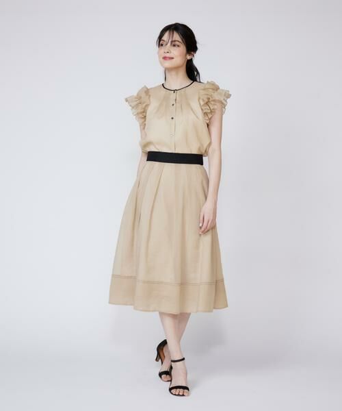 Maglie le cassetto / マーリエ ル カセット シャツ・ブラウス | シアーフリルブラウス | 詳細6