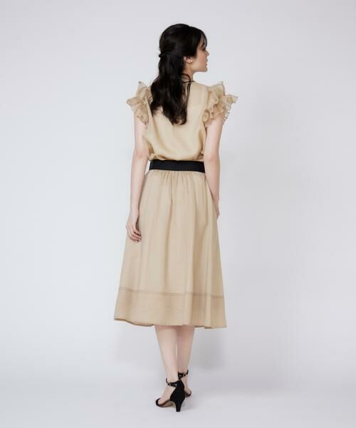 Maglie le cassetto / マーリエ ル カセット シャツ・ブラウス | シアーフリルブラウス | 詳細8