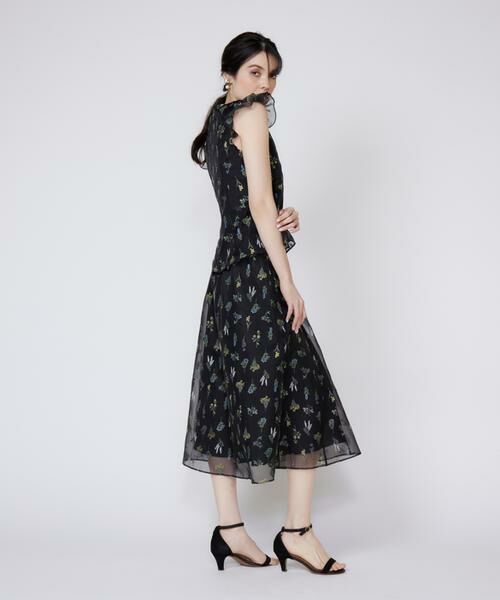 Maglie le cassetto / マーリエ ル カセット シャツ・ブラウス | 3Dフラワープリントブラウス | 詳細4