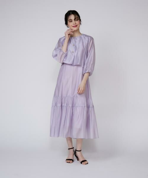 Maglie le cassetto / マーリエ ル カセット シャツ・ブラウス | 《大きいサイズ》シアーショートブラウス | 詳細3