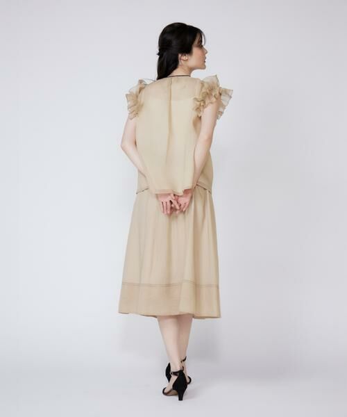 Maglie le cassetto / マーリエ ル カセット シャツ・ブラウス | 《大きいサイズ》シアーフリルブラウス | 詳細11